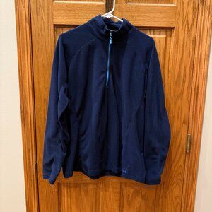 Marmot Polartec Fleece Pullover, Navy Blue XL